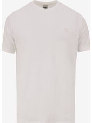 Gmg Fırenze Yuvarlak Yaka Ekru Erkek T-Shirt GU23MSS03009