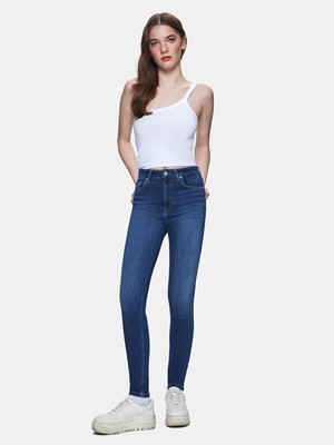 LTB Kadın  Slım Fit Askılı Beyaz Atlet
