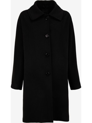 Selen Siyah Kadın Kaban 24KSL9424