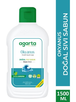 Agarta Doğal Okyanus Sıvı Sabun 1500 ml