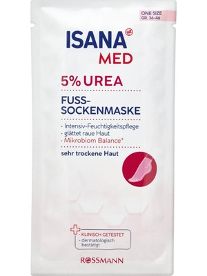 Isana Med Çorap Ayak Maskesi %5 Üre