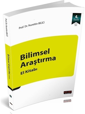 Bilimsel Araştırma El Kitabı - Nurettin Bilici Şubat 2025