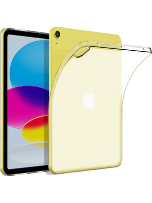 ZORE Apple iPad 11.nesil 2025 Kılıf Tablet Süper Silikon Kapak - Renksiz