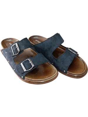 Esem 3769-0001 Erkek Tokalı Yazlık Comfort Terlik Siyah