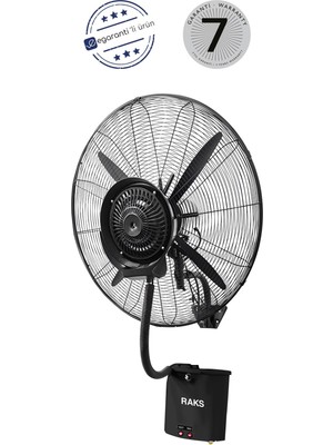 Raks WFR30 Mıst 260W Sanayi Tipi Sulu Duvar Vantilatörü