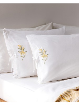 Madame Coco Bresnay %100 Pamuk Yastık Kılıfı - Sarı