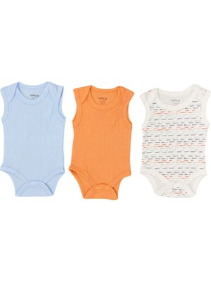 Tiffany Baby Striped Theme 3'lü Yarım Kol Body 53008