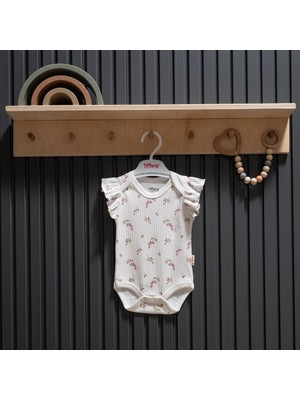 Tiffany Baby Purple Grape Theme Atlet Fırfırlı Body 47009