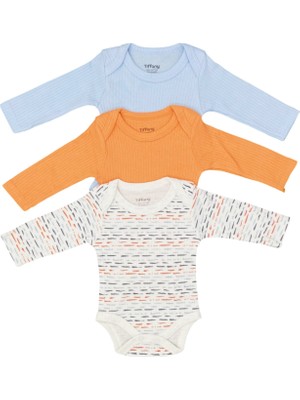 Tiffany Baby Striped Theme 3'lü Uzun Kol Body 53011
