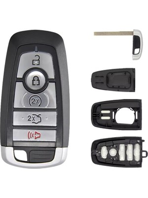 Schulzz Ford Usa Spec 5 Düğme Çipsiz Anahtar Kumanda Kabı