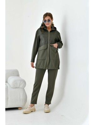 FTZ Women Kadın Kapitone Takım  Haki 30941