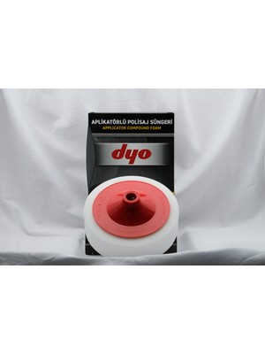 Dyo Aplikatörlü Polisaj Süngeri Beyaz
