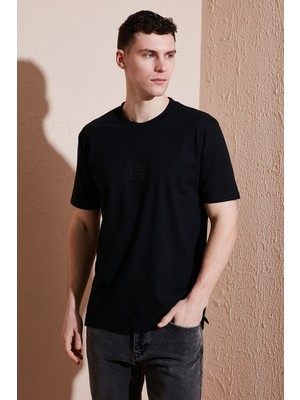 Buratti Pamuklu Regular Fit Bisiklet Yaka T Shirt Erkek T Shirt 5902948