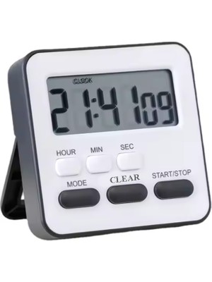 Gaman ZK-2206 Alarmlı Dijital Öğrenci Sınav Kronometresi 24 Saat Ileri ve Geri Sayım Kronometresi Saat / Alarm / Kronometre / Mıknatıslı