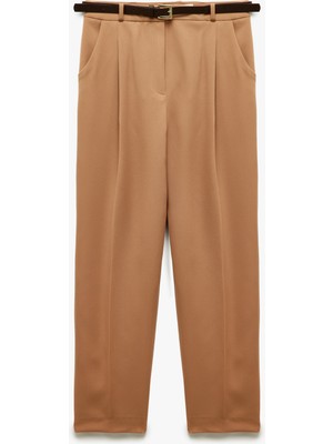 Koton Kemerli Cepli Havuç Kesim Kumaş Pantolon