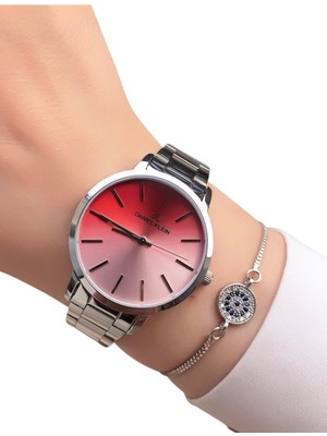 Daniel Klein Silver Çelik Şık Kadın Kol SAATI+%100 Çelik Bileklik Hediye