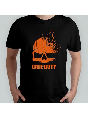 Pixxa Call Of Duty Black Ops Unisex %100 Pamuklu Bisiklet Yaka T-Shirt Model 2