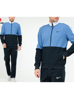 Nike EA-4058 Battal Beden Erkek Polyester Eşofman Takımı