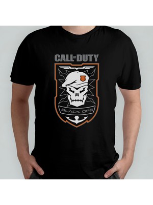 Pixxa Call Of Duty Black Ops Unisex %100 Pamuklu Bisiklet Yaka T-Shirt Model 3