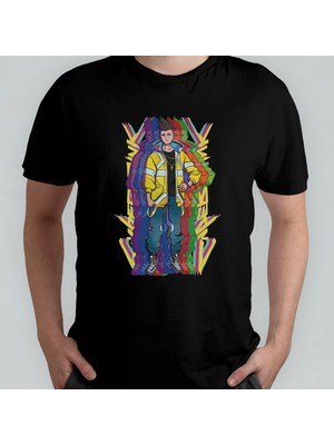 Pixxa Cyberpunk Edgerunners Unisex %100 Pamuklu Bisiklet Yaka T-Shirt Model 3