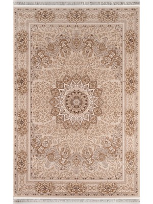 Royal Halı Jasmin IJ03A Yumuşak Dokulu Etnik ve Geleneksel Motifli 120 Tarak Ipek Halı