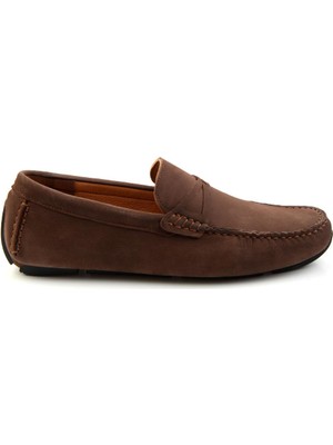 Bambi Kahve Leather Erkek Loafer Ayakkabı E01547007801