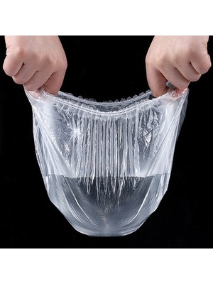 Ozcmax 100 Adet Lastikli Tazeliği Koruyan Tencere ve Tabak Bonesi Esnek Strech Kapak