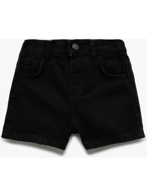 Koton Pamuklu Cep Detaylı Basic Denim Şort