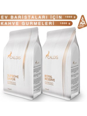 Caldis®  Avangard™ 2'li Espresso Set  'Çekirdek Kahve' 1000 gr
