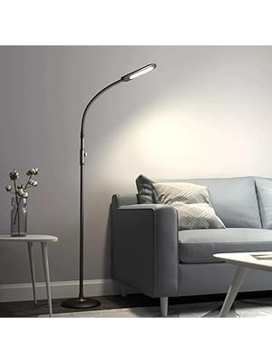 Adaptoll Aukey Modern Iç Mekan Aydınlatma Göz Yormayan LED Ayaklı Lamba 5 Kademeli Ayarlanabilir Pa