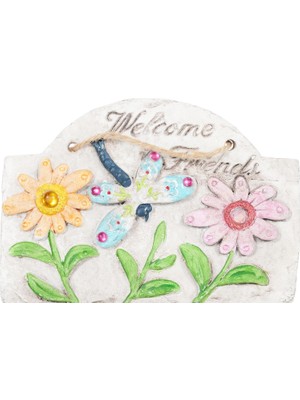 Asılabilir Balkon ve Bahçe Süsü, Hoşgeldin Arkadaşım Yazılı