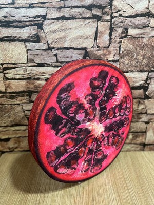 3D Meyve Desen Nar Yastık