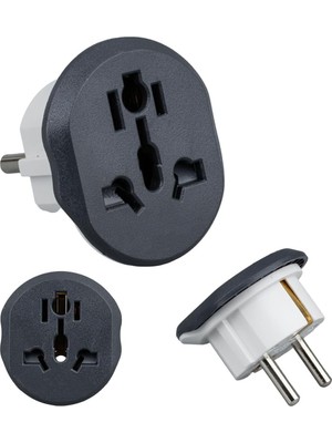 Umut Bilişim Uluslararası Priz Fiş Adaptör Çevirici 16A 250V Seyahat Fişi Dönüştürücü Adaptörü, 200'DEN Fazla Ülkede Abd,avustralya,uk,tayland,italya,fransa,ispanya,kanada,çin,arjantin,japonya,hong Kong,vb.