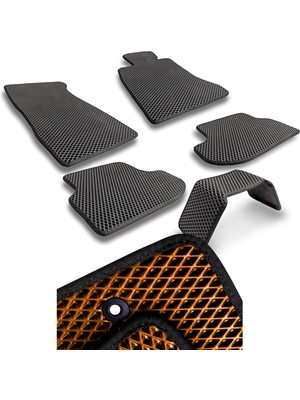 Evanotion Seat Leon Mk3 Uyumlu Araca Özel Akıllı Paspas Eva Paspas Hücreli Paspas Taba