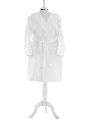 Özdilek Battal Boy Tek Bornoz Kapşonlu-Classic Beyaz (3xl Beden)