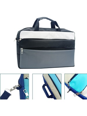 Microcase  Lenovo Tab Plus TB351FU ile Uyumlu Tablet Macbook Laptop Tablet Çantası 2 Bölmeli AL4821