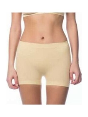 2029 Kadın Ten Dikişsiz Şort Tayt