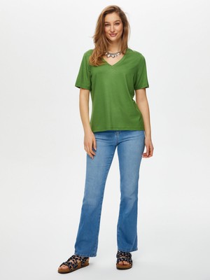 Faik Sönmez V Yaka Kısa Kol  T-Shirt S25TSH001