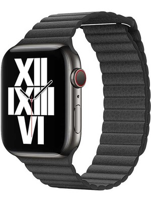 ZORE Watch 38MM Uyumlu Krd-09 Deri Lop Kordon - SIYAH-8680436569399-OTNV35170
