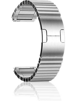 ZORE Galaxy Watch 46MM Uyumlu Krd-35 22MM Metal Kordon - GÜMÜŞ-8682314141291-OTNV54892