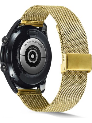 ZORE Xiaomi Amazfit Pace Uyumlu Krd-45 22MM Metal Kordon - GOLD-8682314136013-OTNV54139