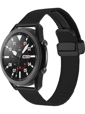ZORE Galaxy Watch 46MM Uyumlu Krd-85 22MM Metal Kordon - SIYAH-8680436693605-OTNV91892