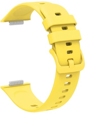 ZORE Huawei Watch Fit 2 Krd-43 Uyumlu Kordon - SARI-8680436609729-OTNV77813