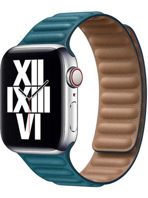 ZORE ​​​watch 38MM Uyumlu Krd-34 Deri Kordon - Petrol MAVI-8682314092517-OTNV50306