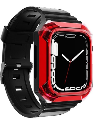 ZORE Watch 40MM Uyumlu Krd-88 Sert Pc Kasa Koruyuculu Uyumlu Kordon - KIRMIZI-8680436700716-OTNV8995