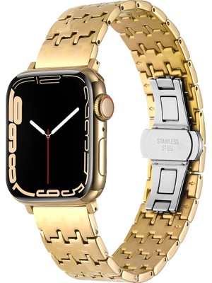 ZORE Watch 42MM Uyumlu Krd-86 Metal Kordon - GOLD-8680436696453-OTNV91082