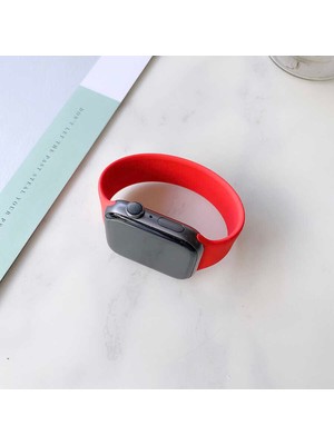 ZORE Watch 38MM Uyumlu Krd-31 Solo Loop Large Kordon - KIRMIZI-8682314080293-OTNV47232