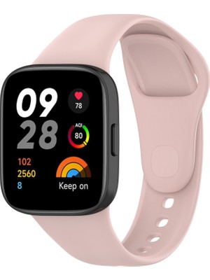 ZORE Xiaomi Redmi Watch 3 Uyumlu Krd-81 Uyumlu Kordon - PEMBE-8680436674079-OTNV87047