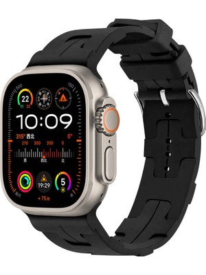 ZORE Watch Ultra 49MM Krd-92 Uyumlu Kordon - SIYAH-8680436727997-OTNV97414