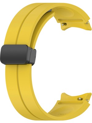 ZORE Galaxy Watch 4 44MM Uyumlu Krd-84 Uyumlu Kordon - SARI-8680436708057-OTNV90107